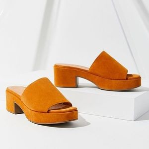 SEYCHELLES ONE OF A KIND PLATFORM SANDALS